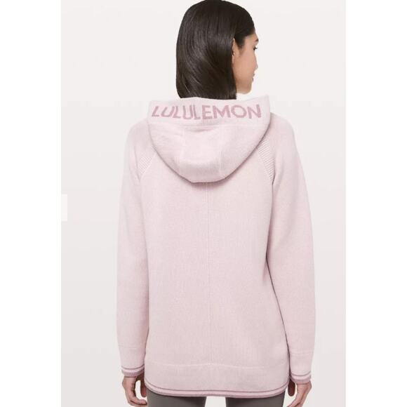 Lululemon Soothe Away Hoodie Womens Size 6 Pink Long Sleeve Pullover Soft Girl - Picture 1 of 12